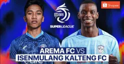 Link live streaming Arema FC vs Isenmulang Kalteng FC di pekan pertama Super League 2026/2027 yang tayang di Vidio. (Sumber: Vidio)