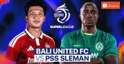 Link live streaming Bali United vs PSS Sleman di peka pertama Super League 2026/2027 malam hari ini, Jumat, 4 September 2026 pukul 19.00 WIB. (Sumber: Vidio)