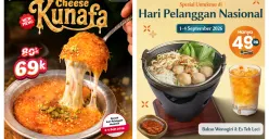 Sejumlah restoran menghadirkan promo makanan dan minuman spesial untuk memeriahkan Hari Pelanggan Nasional 2026. (Sumber: X/@Giladiskon)