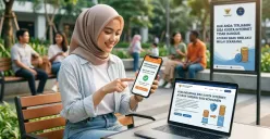 Ilustrasi kuota internet yang menjadi hak pelanggan dan mendapat perlindungan melalui aturan terbaru Komdigi. (Sumber: Generate AI)