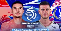 Nonton Borneo FC vs Persija Jakarta hari ini di Super League 2026/2027 bisa dari channel TV Indosiar. (Sumber: Instagram/@sports.indosiar)