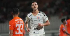 Alexander Jeremejeff menjadi penentu kemenangan Persija Jakarta atas Borneo FC 0-1 pada laga Super League di Stadion Segiri, Samarinda. (Sumber: Persija)
