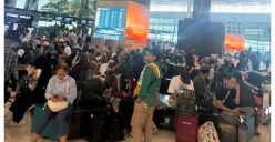 Operasional penerbangan di Bandara Internasional Soekarno-Hatta (Soetta), Tangerang, Banten, mengalami penutupan sementara hingga Minggu siang, 6 September 2026 (Sumber: X/@bismillahyuk_)