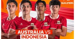 Timnas U20 Indonesia akan menghadapi Australia U20 dalam laga pamungkas Grup H Kualifikasi Piala Asia U20 2027, Minggu, 6 September 2026. (Sumber: X/@OghieGigs)