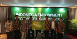 Indonesia Endowment Ecosystem Summit 2026 digelar di Hotel Borobudur, Jakarta, Rabu (9/9/2026), mendorong kolaborasi lintas sektor untuk membangun pendanaan sosial berkelanjutan. (Sumber: Istimewa)
