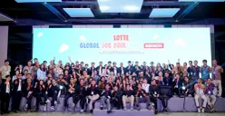 Pencari kerja mengikuti LOTTE Global Job Fair 2026 di Smesco Indonesia Exhibition Hall, Jakarta, Rabu (9/9/2026). (Sumber: Istimewa)