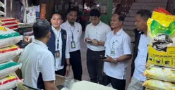 Satgas Pangan Polda Metro Jaya bersama PD Pasar Jaya dan Perum Bulog memantau harga dan ketersediaan beras di wilayah Ciracas, Jakarta Timur, Senin, 14 September 2026. (Sumber: Dok. Istimewa)