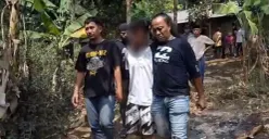 Seorang pria berinisial SMA ditangkap SMA ditangkap aparat kepolisian karena diduga membunuh wanita bernama Intan Rahmania, 19 tahun, warga Ciampea, Kabupaten Bogor, Jawa Barat. (Sumber: Polda Metro Jaya)