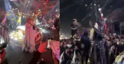 Simbang Kulon Night Carnival 2026 di Desa Simbang Kulon, Pekalongan, menjadi sorotan setelah penampilan peserta dinilai mengandung simbol satanis (Sumber: Instagram)