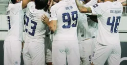 Julio Cesar mencetak gol kemenangan Persib Bandung saat menghadapi FC Seoul di Seoul World Cup Stadium, Rabu (16/9/2026). (Sumber: Persib)