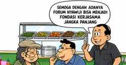 Ilustrasi obrolan warteg, Jumat, 18 September 2026. (Sumber: Pos Kota/ Arif Setiadi)