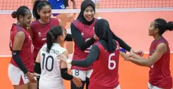 Timnas voli putri Indonesia bersiap menghadapi Thailand pada perempat final Asian Games 2026 di Park Arena Komaki, Aichi, Jepang, Minggu (20/9/2026). (Sumber: Instagram/@indonesian_volleyball)