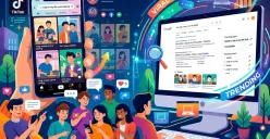 Ilustrasi. Link Video A Day in My Life Zaefier ramai dicari di TikTok. (Sumber: Generated AI)