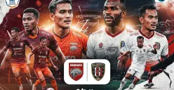 Link live streaming Borneo FC vs Bali United hari ini, Minggu, 20 September 2026. (Sumber: Generated AI)