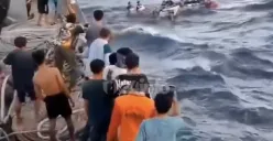 Tim SAR gabungan melanjutkan operasi pencarian dan evakuasi korban kecelakaan KM Virgo Transport 8. Dua jenazah kembali ditemukan pada Senin, 21 September 2026. (Sumber: Instagram/@jabodetabek24)