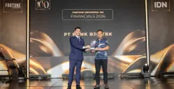 bank bjb berhasil naik peringkat dalam daftar Fortune Indonesia 100 Tahun 2026. (Sumber: Dok. bjb)