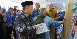 Wakil Ketua DPRD DKI Jakarta Rany Mauliani saat meninjau kawasan Taman Ismail Marzuki (TIM), Jakarta Pusat, Senin, 21 September 2026. (Sumber: Istimewa)