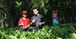 President Director & CEO Generali Indonesia Rebecca Tan dan CGO Jejakin Sudono Salim  saat seremoni tanam mangrove di Taman Wisata Alam Angke, PIK, Jakarta Utara, Kamis, 24 September 2026. (Sumber: Dok. Generali Indonesia)