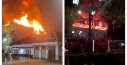 Hamzah Batik Malioboro terbakar pada Senin dini hari, 28 September 2026. (Sumber: X/@joneshop)