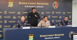 Jumpa pers penetapan tersangka kasus kecelakaan maut antara Kereta Api Argo Bromo Anggrek vs KRL di Bekasi Timur, Selasa, 29 September 2026. (Sumber: Poskota/Ali Mansur)