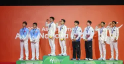 Potret tim bulu tangkis Indonesia di Asian Games 2026. (Sumber: NOC)
