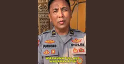 Ipda Purnomo saat memberikan pengumuman resmi terkait penonaktifan fitur monetisasi kanal YouTube miliknya. (Sumber: Dok: Instagram/@purnomopolisibaik)