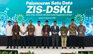 Peresmian Data Tunggal Sosial dan Ekonomi Nasional (DTSEN) di Kuningan, Jakarta Selatan. (Sumber: Dok. Istimewa)
