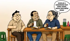 Ilustrasi Obrolan Warteg, Rabu, 12 Agustus 2026. (Sumber: Pos Kota/ Arif Setiadi)