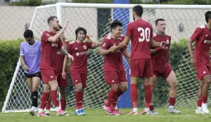 Persija Jakarta menutup pemusatan latihan di Thailand dengan kemenangan 2-1 atas Chiangrai United dalam laga uji coba di Bangkok. (Sumber: Persija)