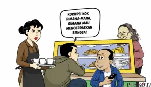 Ilustrasi obrolan warteg, Senin, 24 Agustus 2026. (Sumber: Pos Kota/ Arif Setiadi)