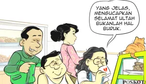 Ilustrasi obrolan warteg edisi Selasa, 7 Juli 2026. (Sumber: Poskota)