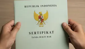 Ilustrasi sertifikat tanah. (Sumber: Sinarmasland)