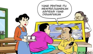 Ilustrasi Obrolan Warteg, Kamis, 1 Oktober 2026. (Sumber: Poskota/Arif Setiadi)