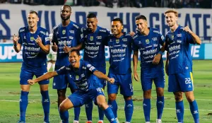 Klasemen BRI Super League 2026/2027 pekan kelima menempatkan Persija di puncak, sementara Persib Bandung naik ke lima besar. (Sumber: Instagram/@persib)