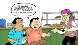 Ilustrasi Obrolan Warteg, Senin, 12 Oktober 2026. (Sumber: Poskota/Arif Setiadi)