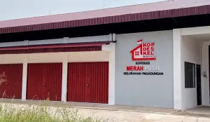 Salah satu gedung KDKMP yang telah selesai dibangun di Pandeglang. (Sumber: Istimewa)