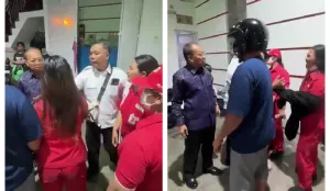 Video Gubernur Bali Wayan Koster dan pegawai SPBU yang viral di media sosial. (Sumber: X/@GraphAI_Net)