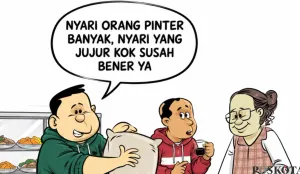 Ilustrasi Obrolan Warteg, Senin, 19 Oktober 2026. (Sumber: Poskota/Arif Setiadi)