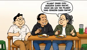 Ilustrasi Obrolan Warteg, Senin, 26 Oktober 2026. (Sumber: Poskota/Arif Setiadi)