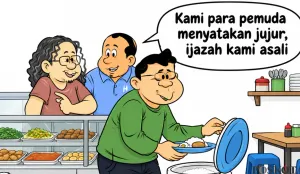 Ilustrasi Obrolan Warteg, Rabu, 28 Oktober 2026. (Sumber: Poskota/Arif Setiadi)