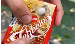 Teh Botol Sosro viral diduga mengandung sabun saat demo 28 Oktober 2026. (Sumber: X/@peopletodayco)