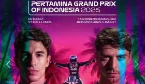 Jadwal MotoGP Mandalika 2026 dimulai pada 9-11 Oktober 2026. (Sumber: The Mandalika GP)