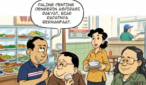 Ilustrasi obrolan warteg, Rabu, 2 September 2026. (Sumber: Pos Kota/ Arif Setiadi)