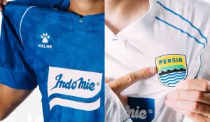 Jersey Persib Bandung untuk berlaga di ACL Two 2026/2027 dengan tajuk 'Edankeun di Asia'. (Sumber: Instagram/@persib)