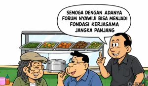 Ilustrasi obrolan warteg, Jumat, 18 September 2026. (Sumber: Pos Kota/ Arif Setiadi)