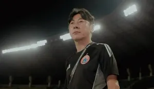 Persija Jakarta memberikan dukungan kepada Shin Tae-yong setelah video dugaan ucapan tentang status pendatang beredar di media sosial. (Sumber: Persija)