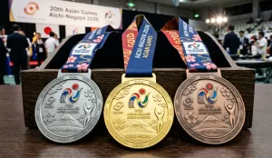 Ilustrasi. Update klasemen medali Asian Games 2026 Rabu sore 23 September. (Sumber: Generated AI)