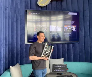 CEO Audio Plus Group sekaligus founder dan desainer utama Crescendo, Andreas Tjahjadi (Sumber: Poskota/Herdyan Anugrah)