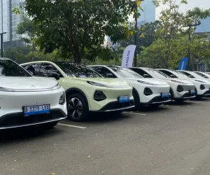 Media drive Changan Nevo QO5 (Sumber: Poskota/Herdyan Anugrah)