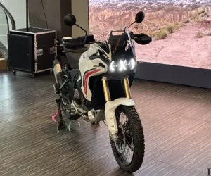 Ducati DesertX V2 2026. (Sumber: Poskota/Aldi Harlanda Irawan)